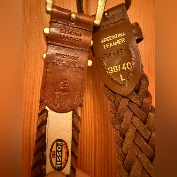 Fossil Other - 2 Leather Belts Fossil Myles Leather Belt and Unbranded
